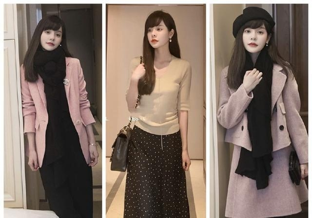 秋冬日常气质穿搭,大衣搭配针织裙,穿出最美的你(图8) (图8)