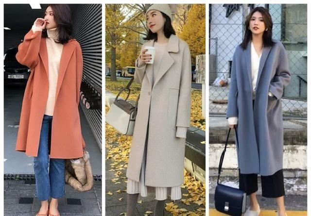 秋冬日常气质穿搭,大衣搭配针织裙,穿出最美的你(图9) (图9)