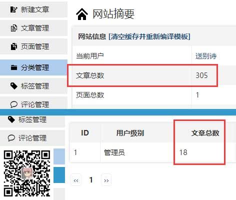 zblog后台文章总数跟作者对不上怎么回事 第2张 (图2)