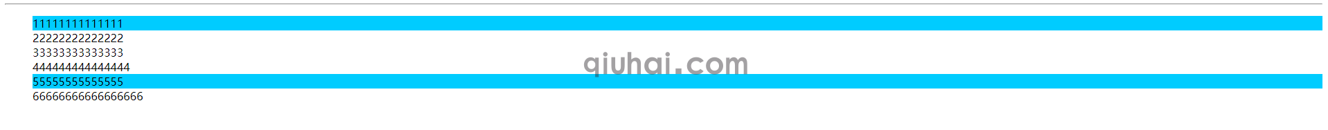css3实现隔行换色(图2) (图2)