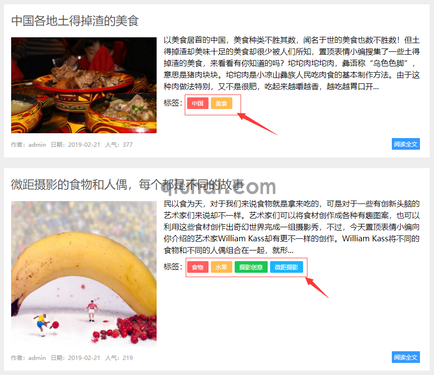 易优CMS指定文章列表获取tag标签(图1) 易优CMS指定文章列表获取tag标签(图1)